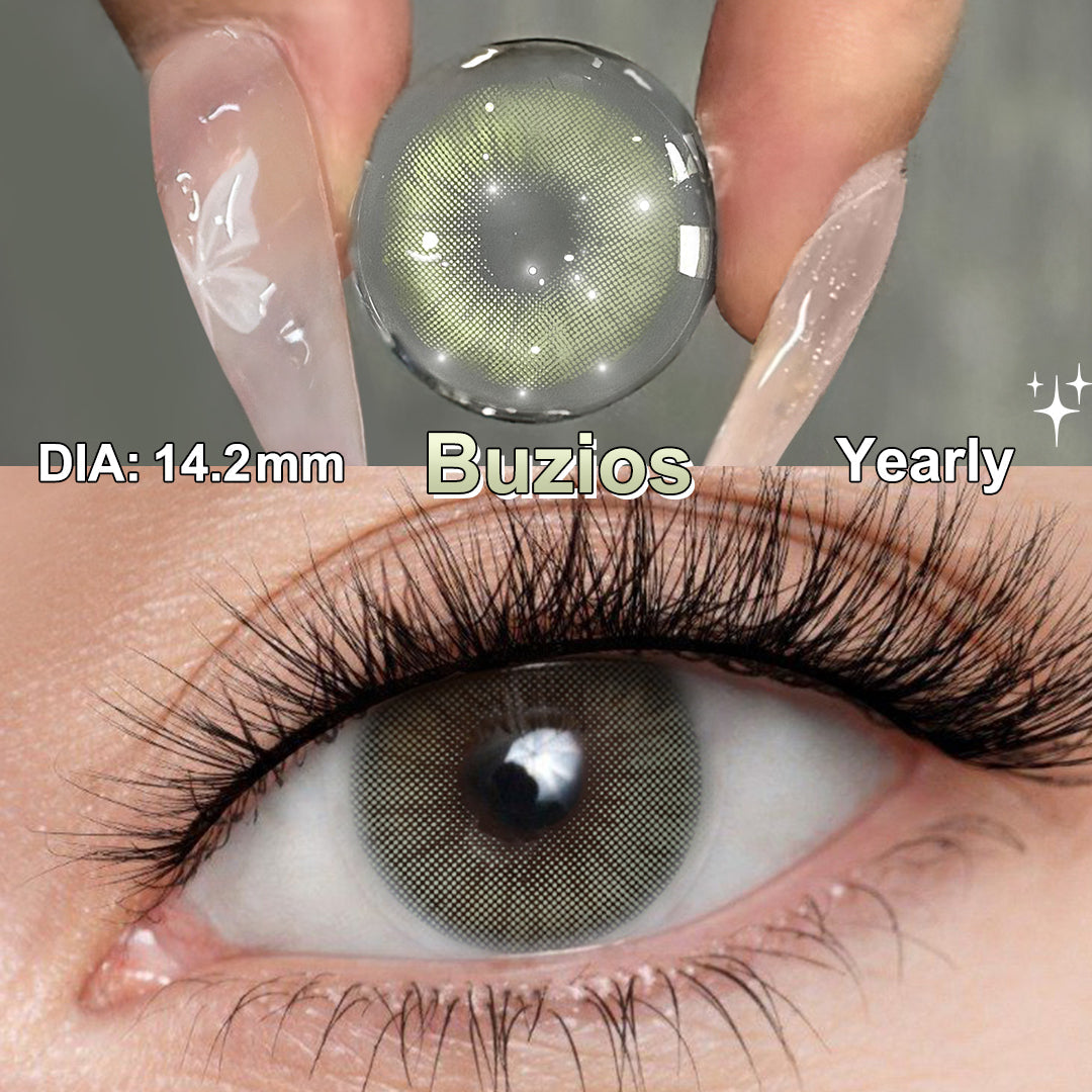 Rio Buzios Green Coloured Contacts | Yearly