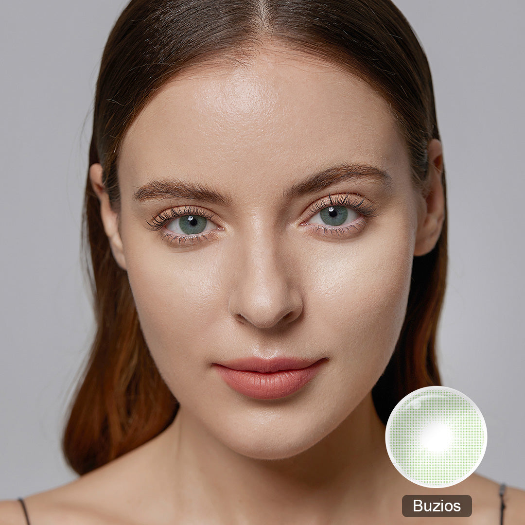 Rio Buzios Green Coloured Contacts | Yearly