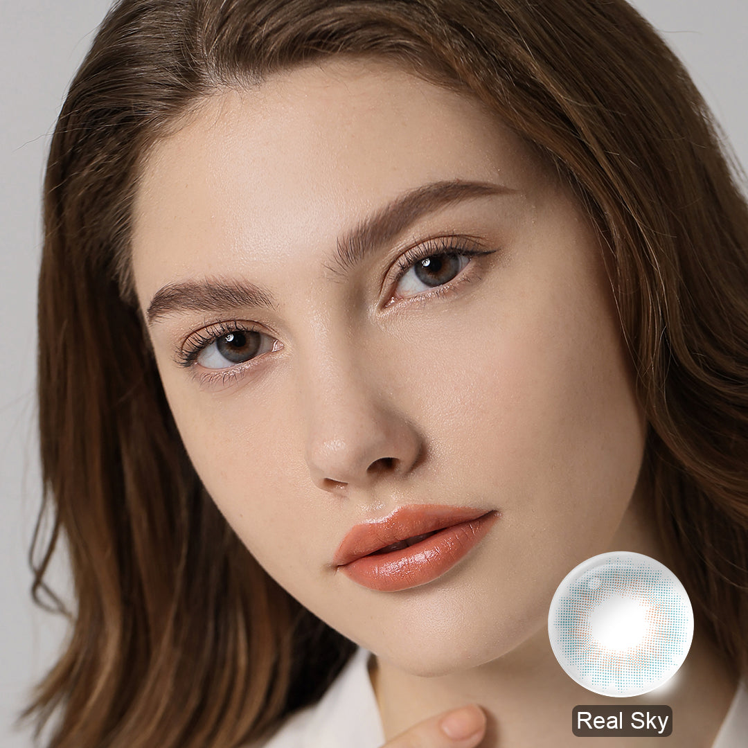 Spanish Real Sky Coloured Contacts | Yearly