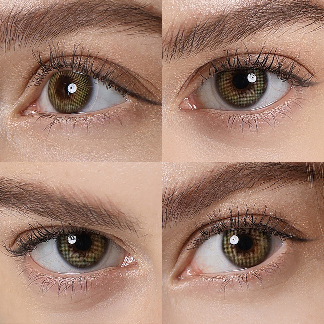 Spanish Real Olive Coloured Contacts | Yearly
