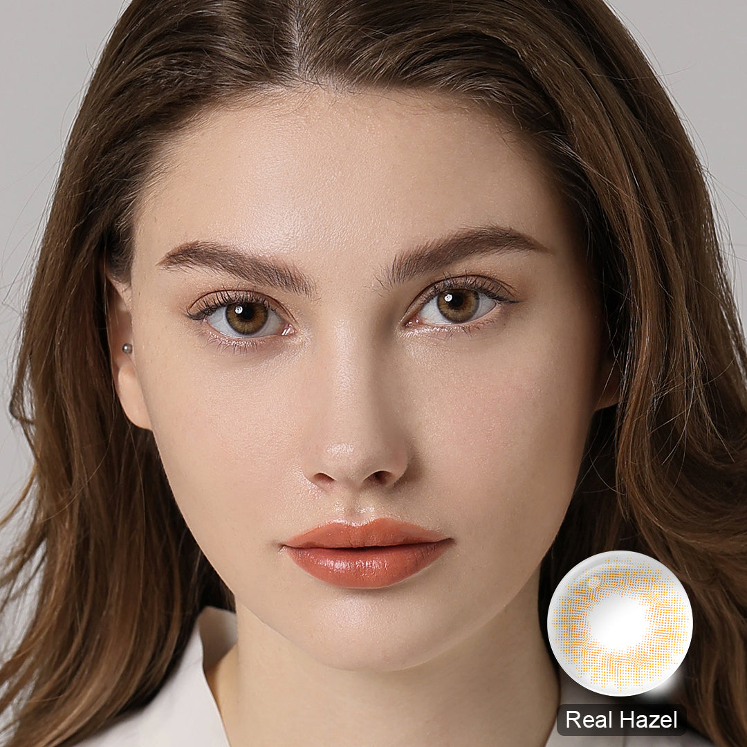 Spanish Real Hazel Coloured Contacts | Yearly
