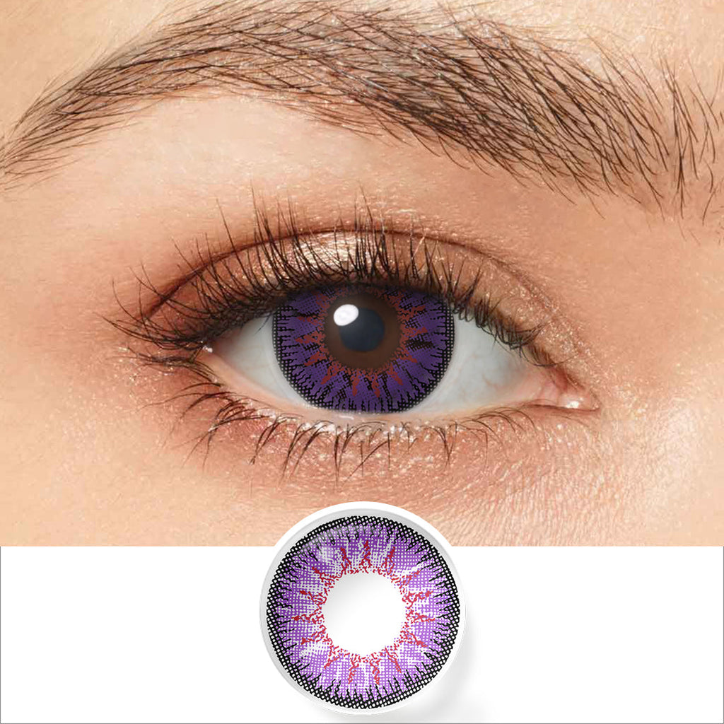 Nonno Violet Purple Coloured Contacts | Yearly