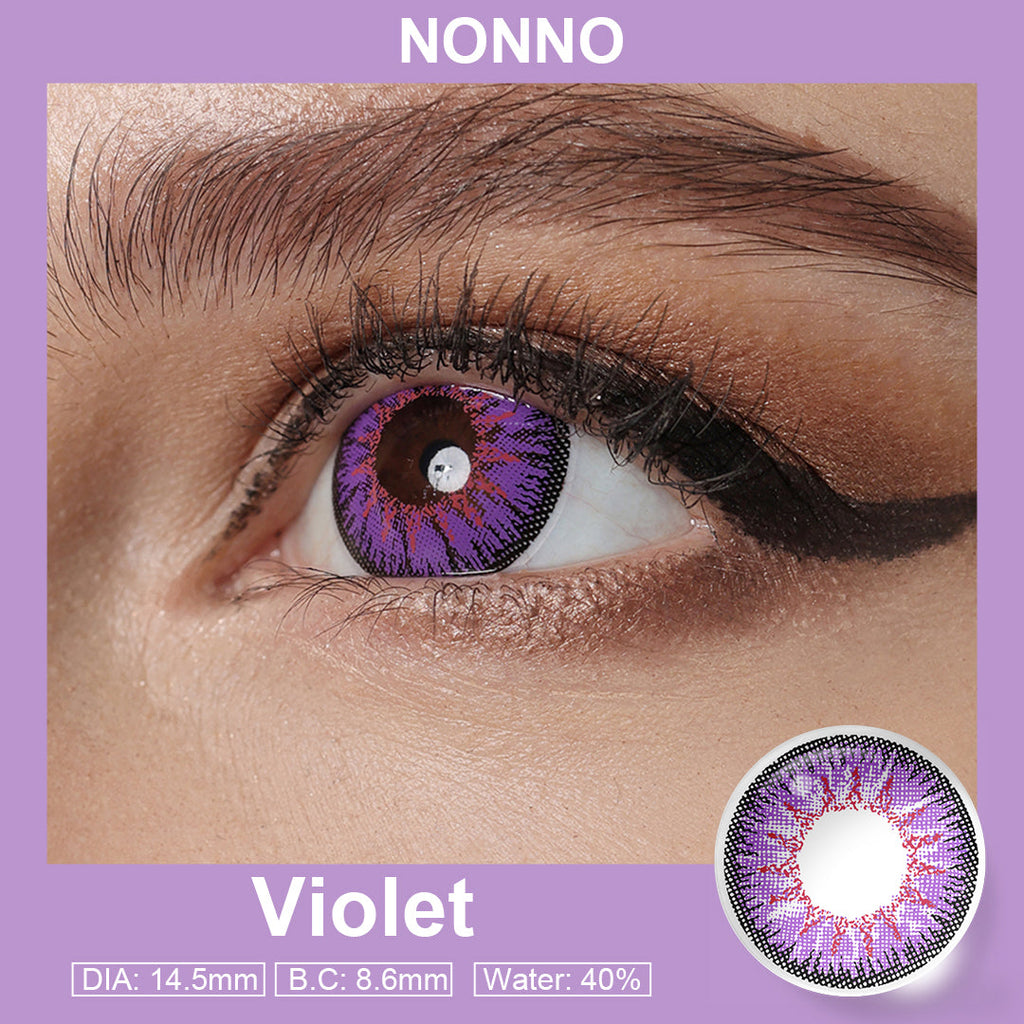 Nonno Violet Purple Coloured Contacts | Yearly
