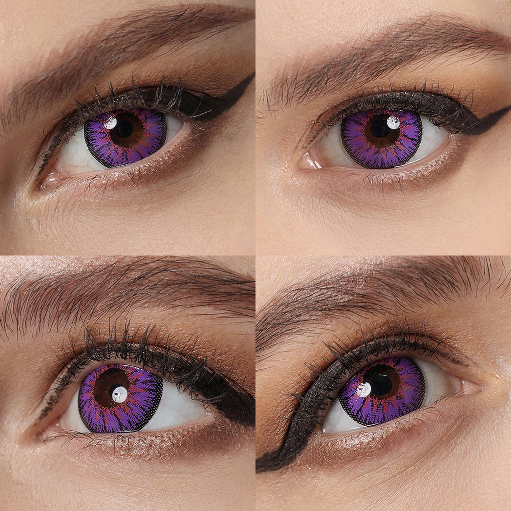 Nonno Violet Purple Coloured Contacts | Yearly