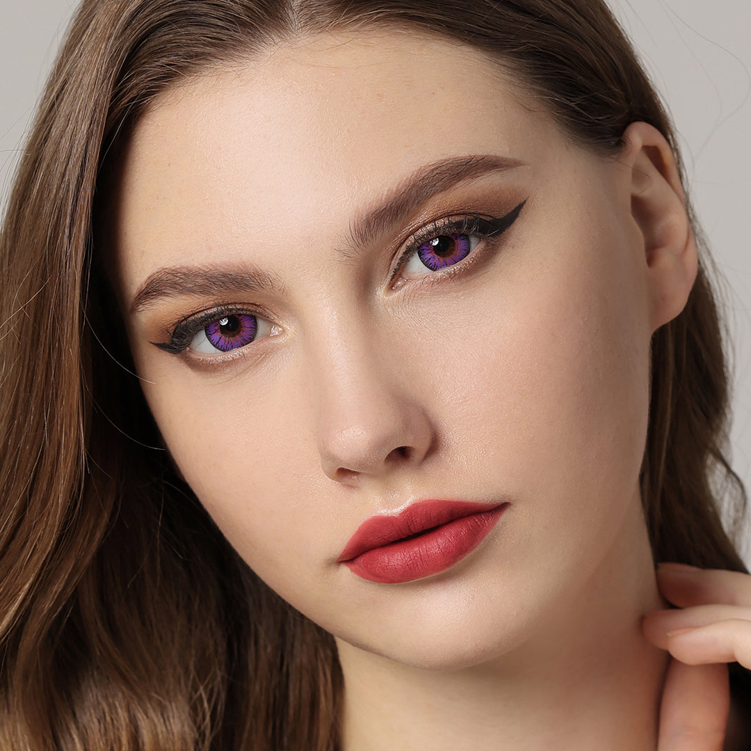 Nonno Violet Purple Coloured Contacts | Yearly