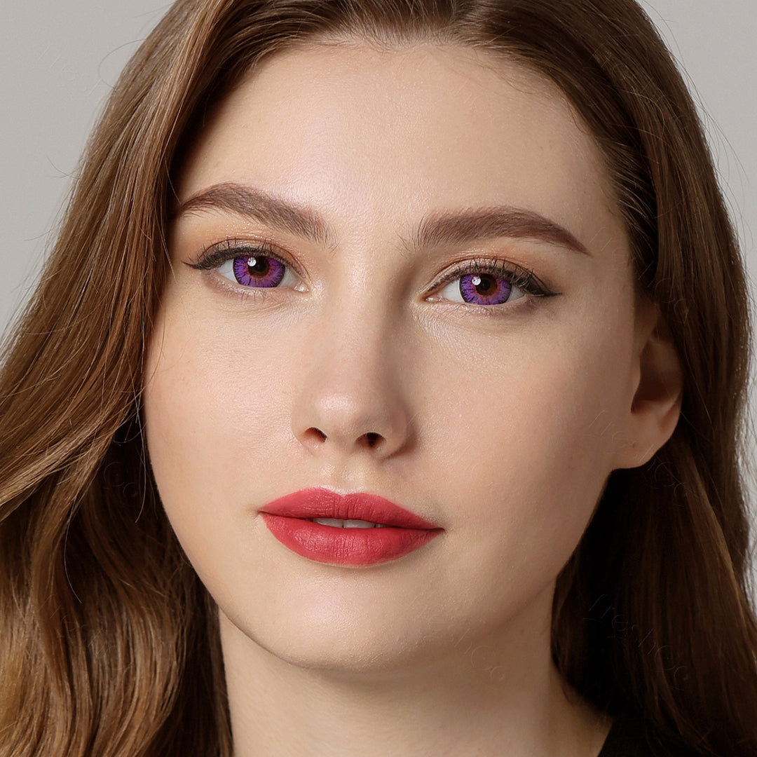 Nonno Violet Purple Colored Contacts - Image 4 | Colored Contacts | FreshGo