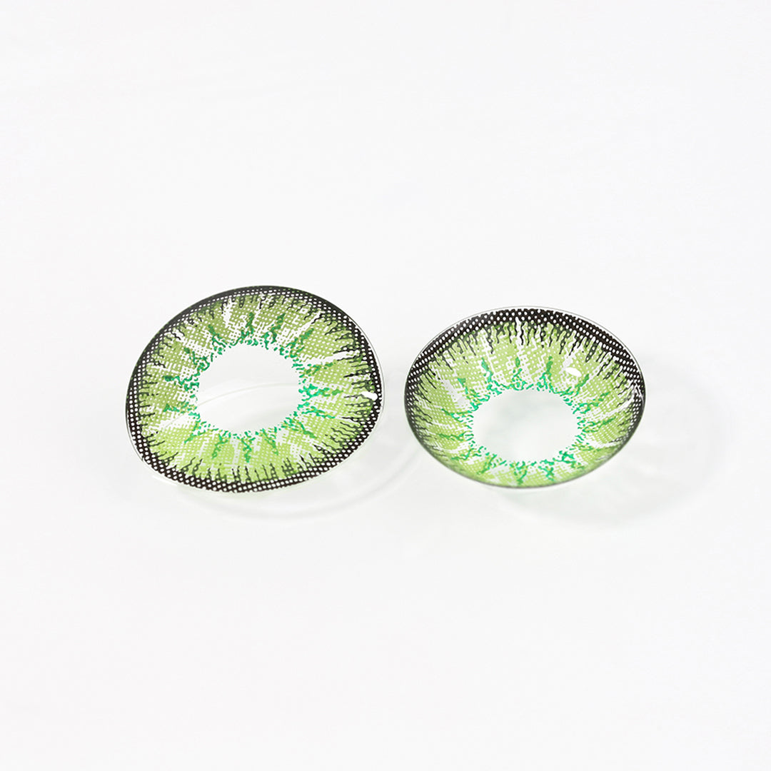 Nonno Forest Green Coloured Contacts | Yearly