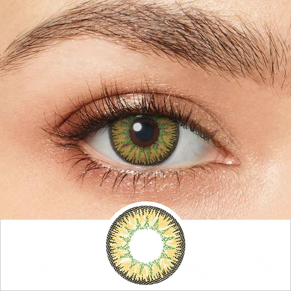 Nonno Hazel Yellow Colored Contacts | Colored Contacts | FreshGo