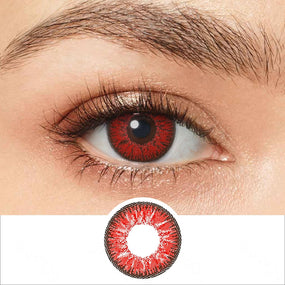 Nonno Deep Red Colored Contacts | Colored Contacts | FreshGo