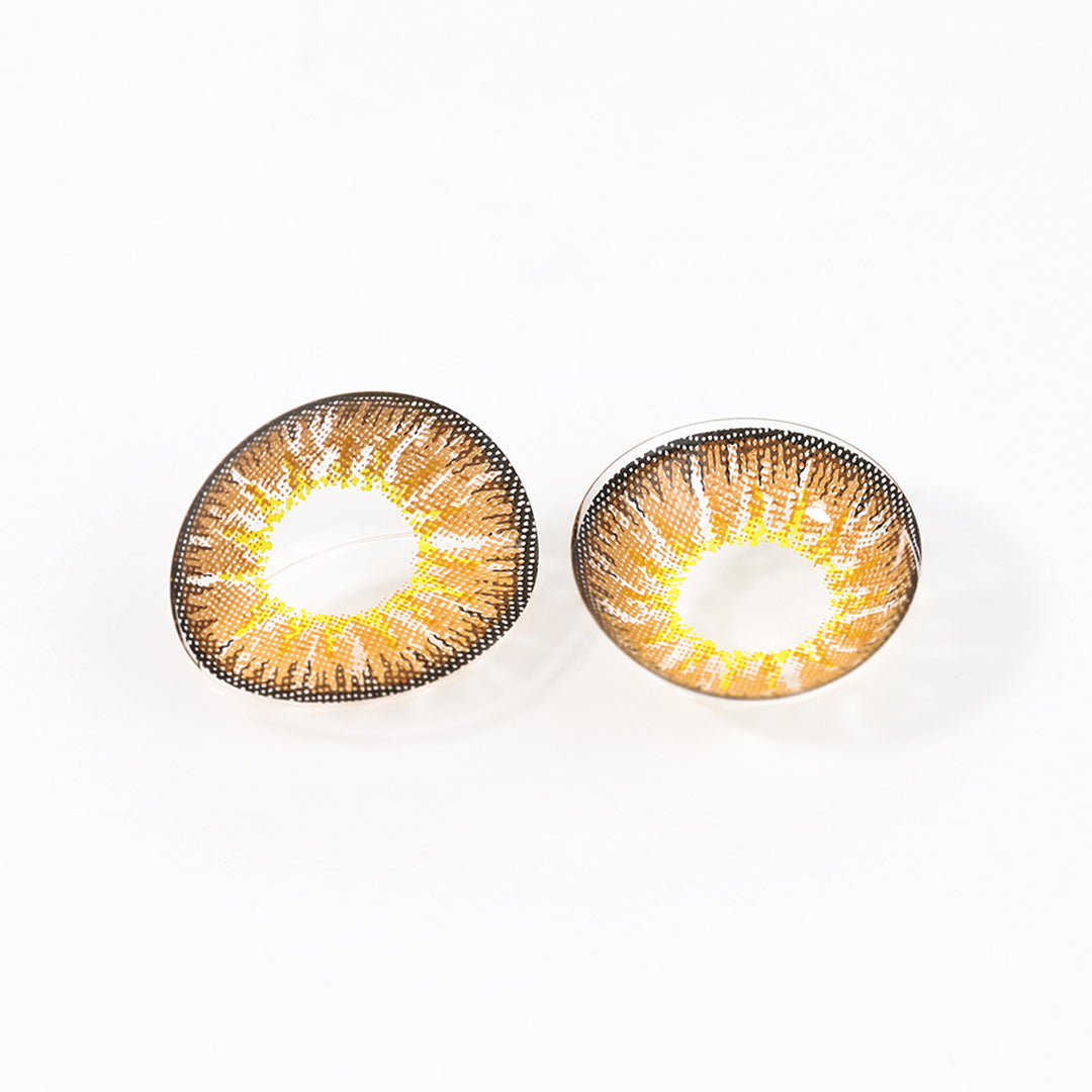 Nonno Sparkle Brown Coloured Contacts | Yearly