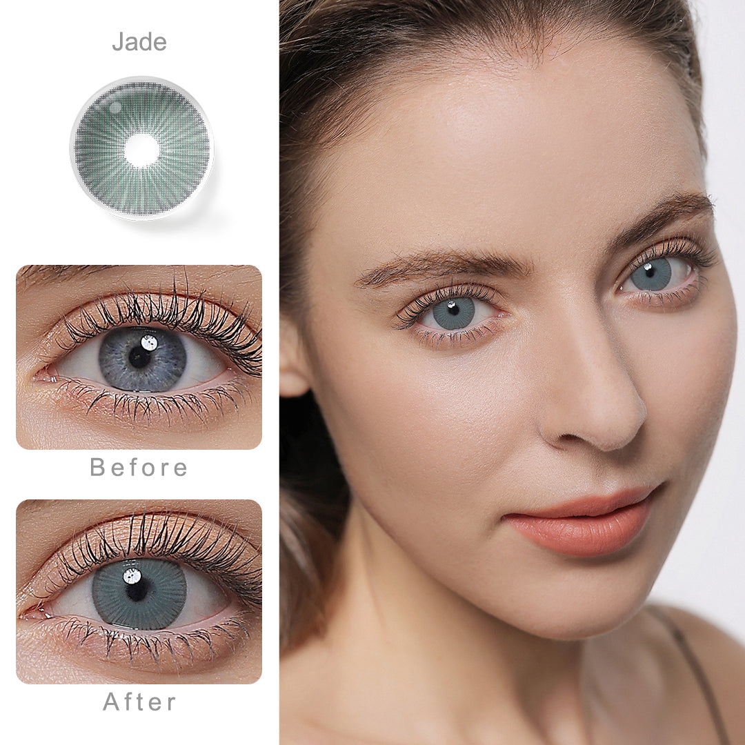 Fiesta Jade Coloured Contacts | Yearly
