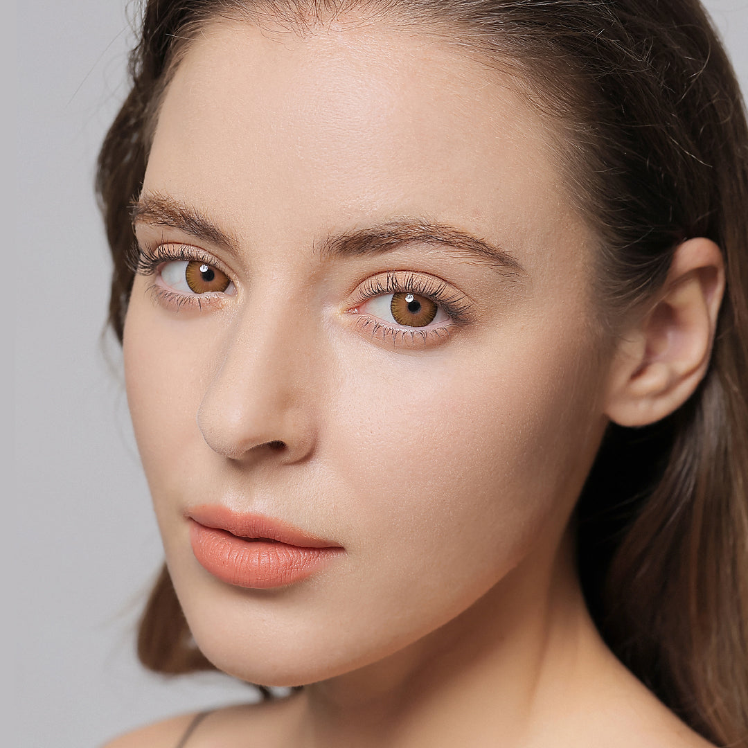 Fiesta Hazel Coloured Contacts | Yearly