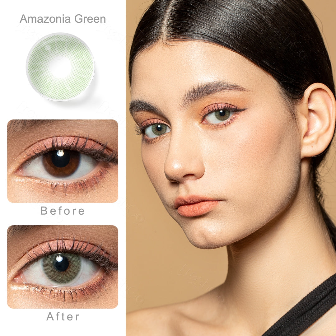 Amazonia Green Colored Contacts - Image 2 | Colored Contacts | FreshGo