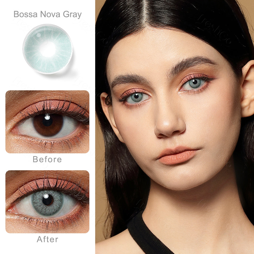 Bossa Nova Gray Colored Contacts - Image 2 | Colored Contacts | FreshGo