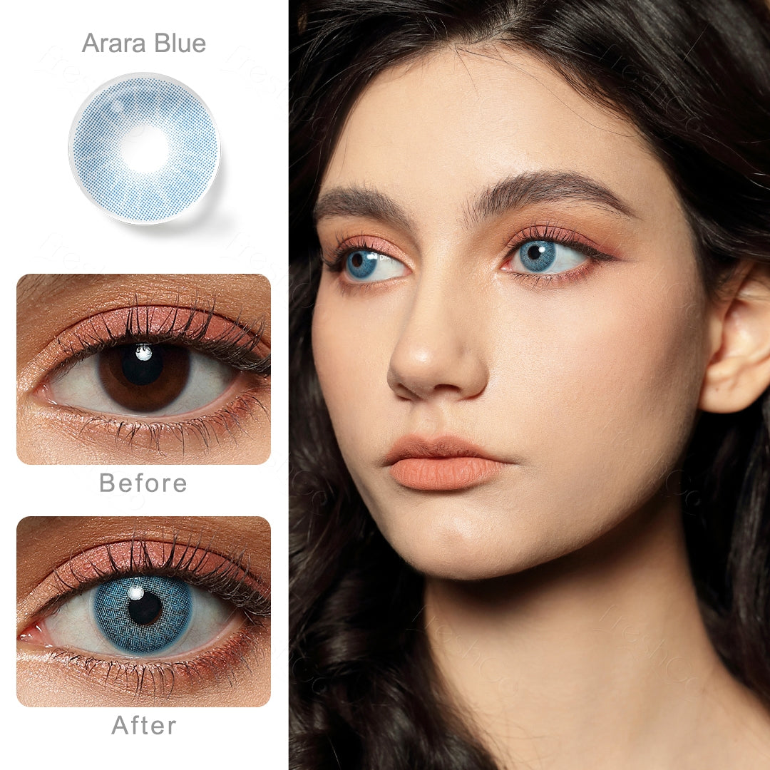 Arara Blue Colored Contacts - Image 2 | Colored Contacts | FreshGo
