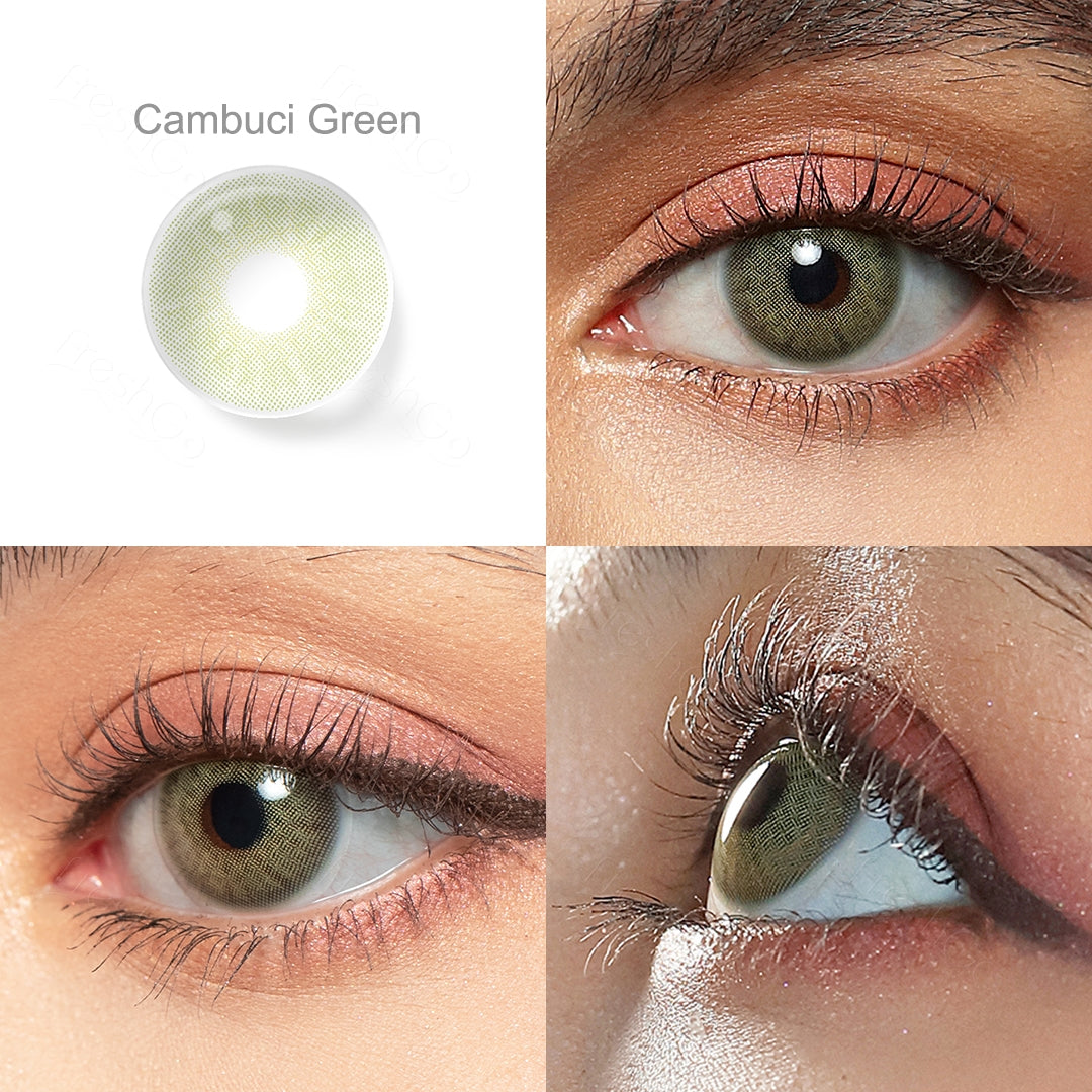 Cambuci Green Colored Contacts - Image 4 | Colored Contacts | FreshGo
