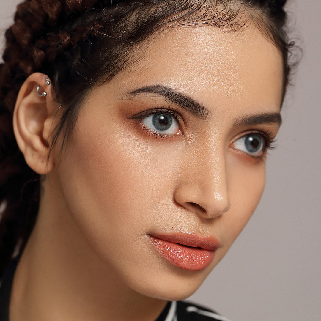 Cloud Light Blue Coloured Contacts | Yearly