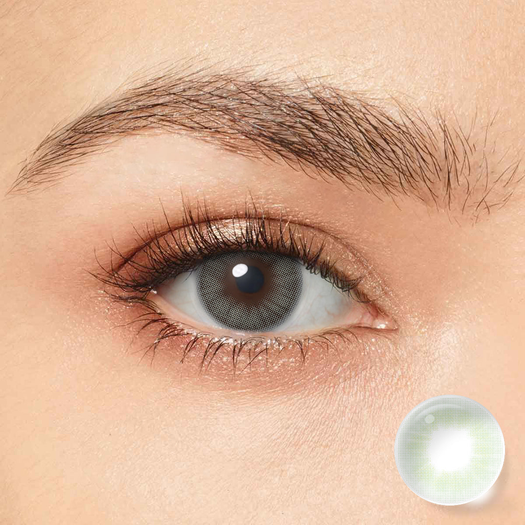 Cloud Light Green Coloured Contacts | Yearly