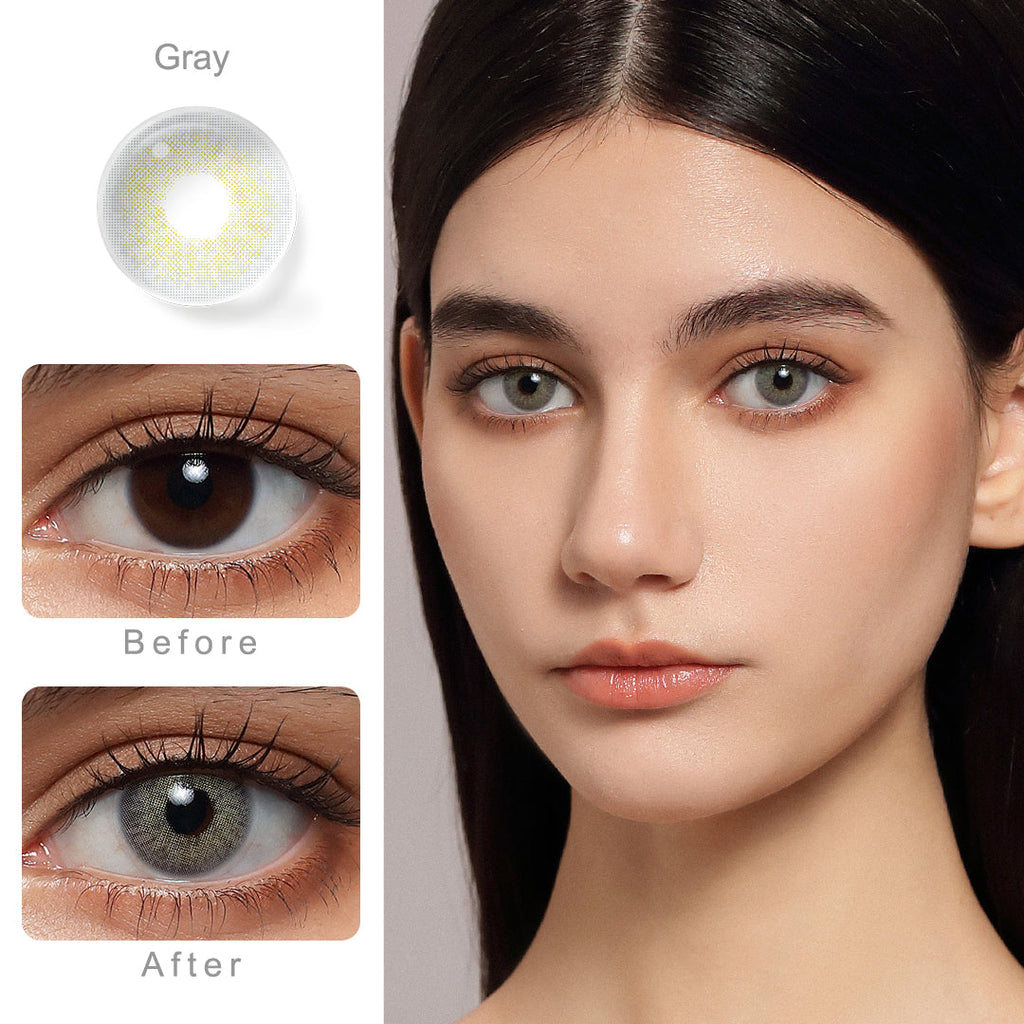 Cloud Gray Coloured Contacts | Yearly