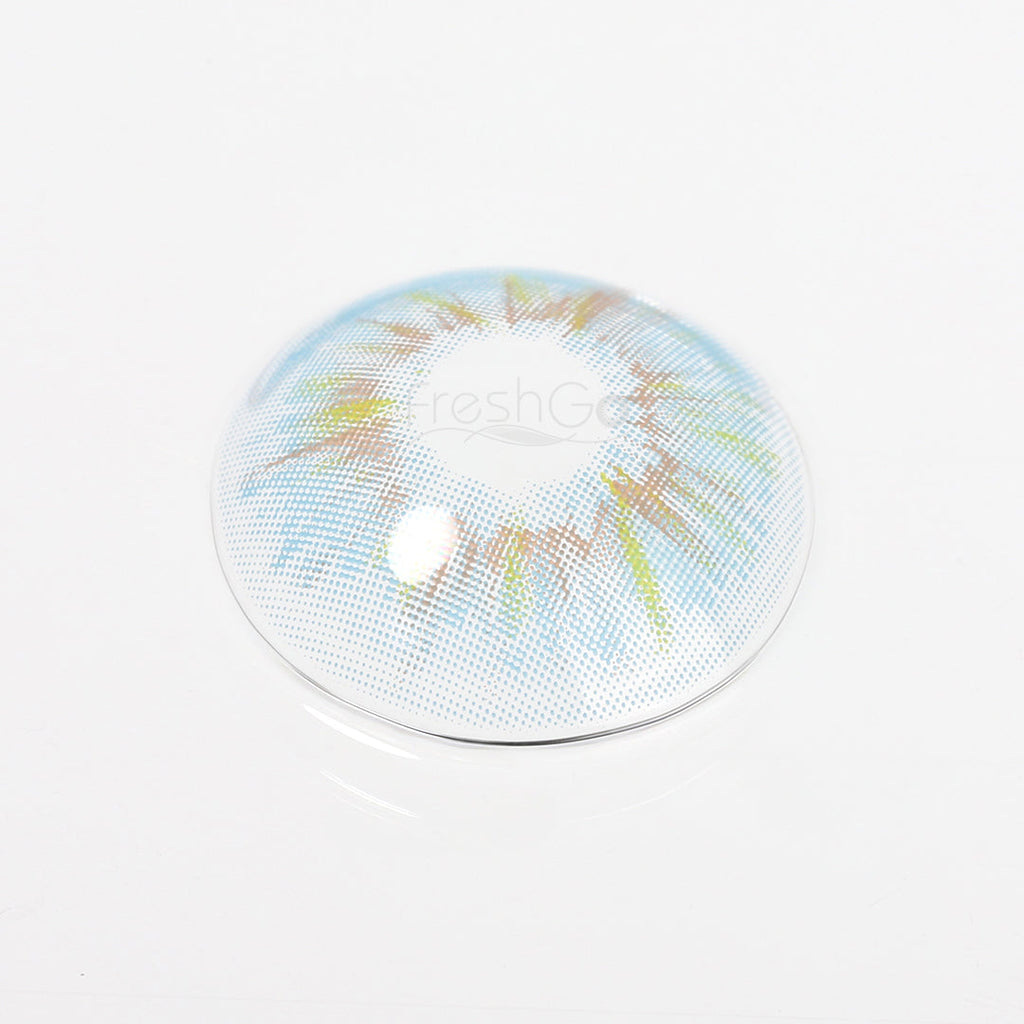 Broadway Allure Blue Coloured Contacts | Yearly