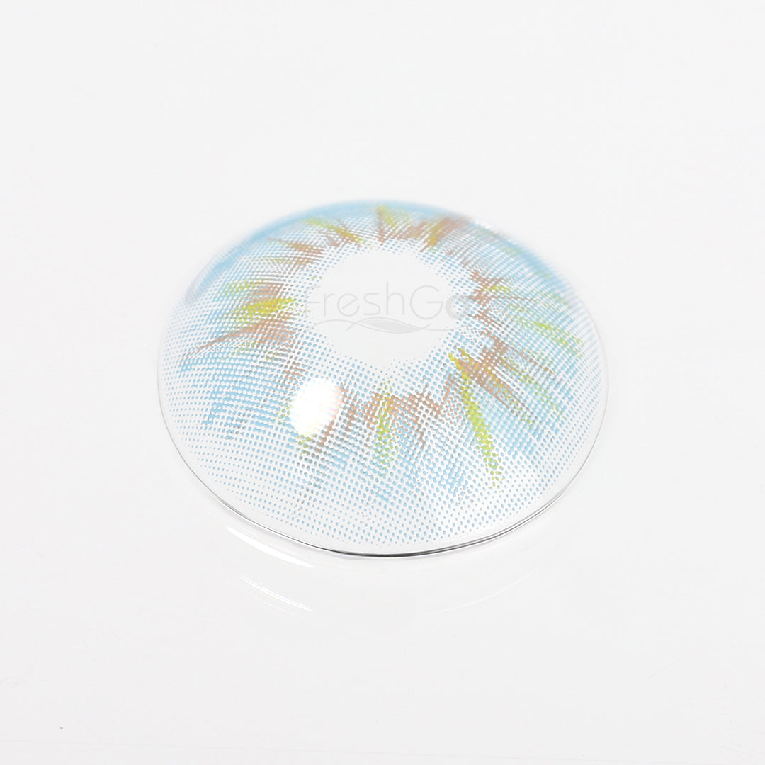 Broadway Allure Blue Coloured Contacts | Yearly