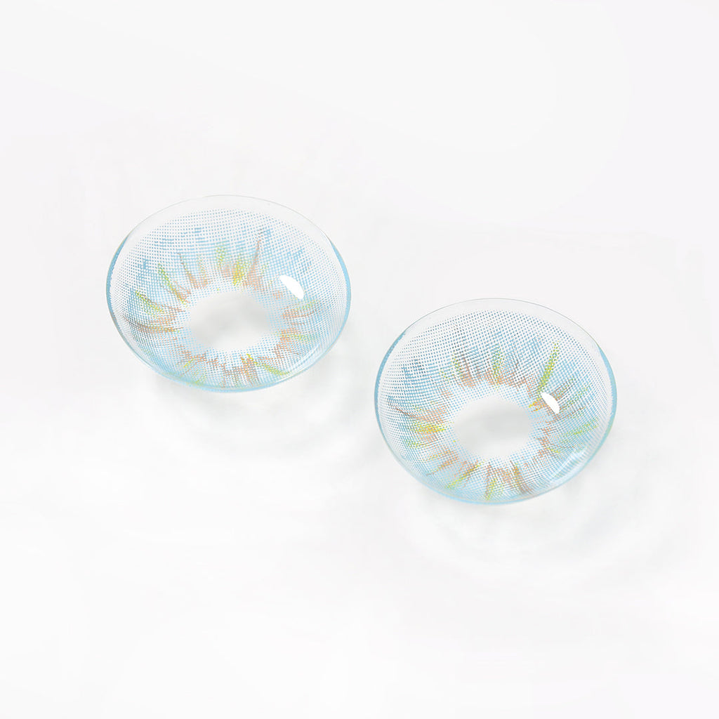 Broadway Allure Blue Coloured Contacts | Yearly