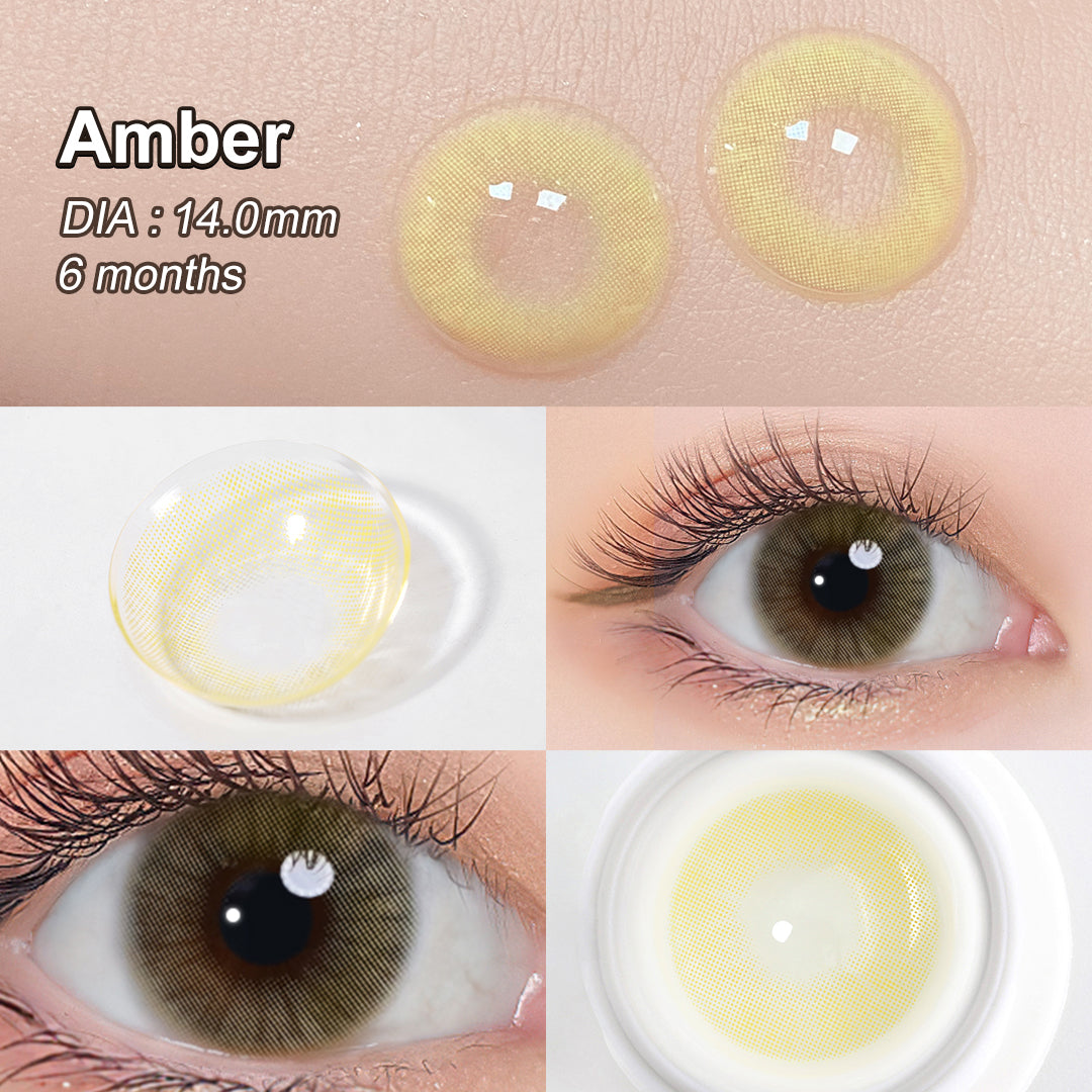 Queen Amber Colored Contacts - Image 3 | Colored Contacts | FreshGo