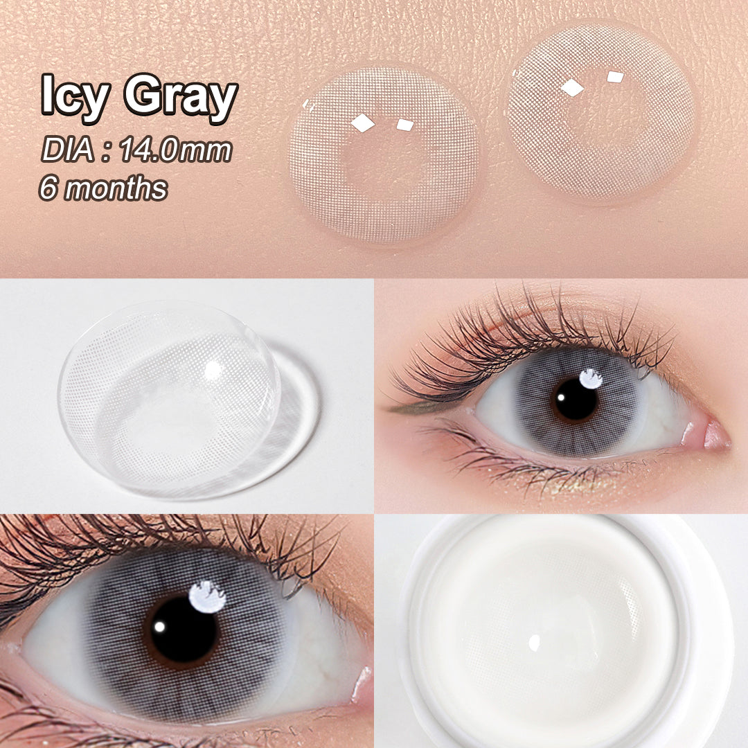 Queen Icy Gray Colored Contacts - Image 3 | Colored Contacts | FreshGo