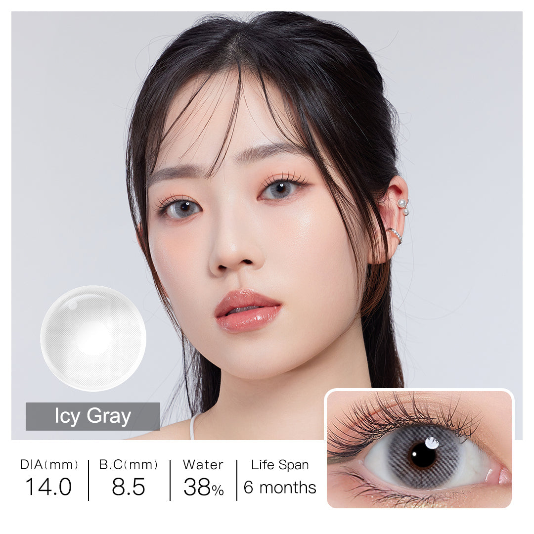 Queen Icy Gray Colored Contacts - Image 4 | Colored Contacts | FreshGo
