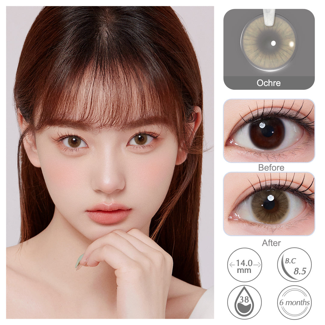 Queen Ochre Colored Contacts - Image 2 | Colored Contacts | FreshGo