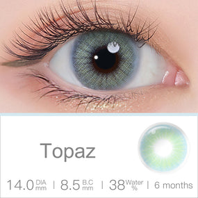 Queen Topaz Blue Colored Contacts | Colored Contacts | FreshGo