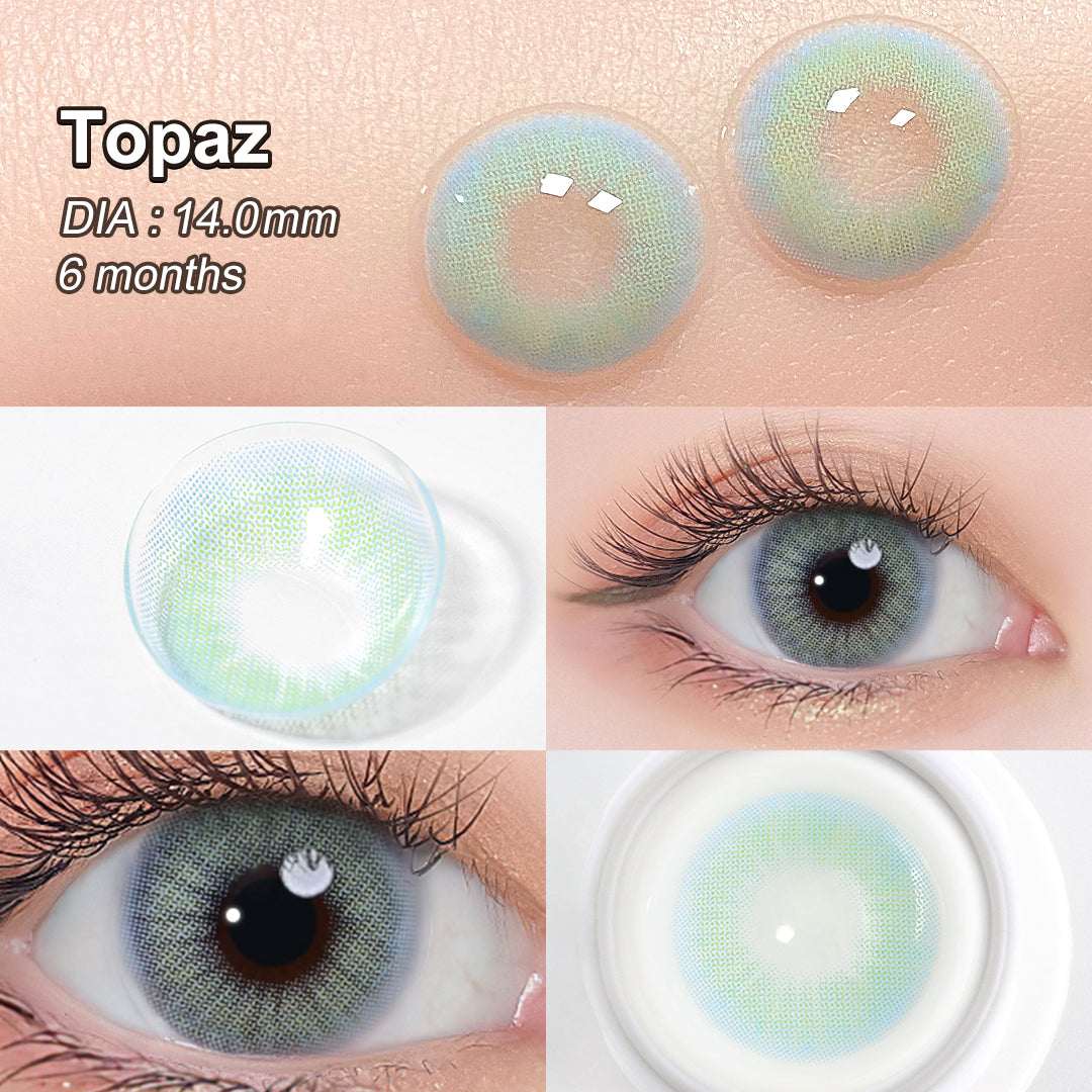 Queen Topaz Blue Colored Contacts - Image 3 | Colored Contacts | FreshGo