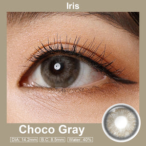 Iris Choco Gray Colored Contacts | Colored Contacts | FreshGo