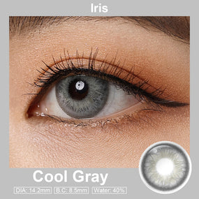 Iris Cool Gray Colored Contacts | Colored Contacts | FreshGo