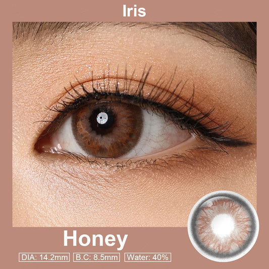 Iris Honey Colored Contacts | Colored Contacts | FreshGo