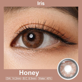 Iris Honey Colored Contacts | Colored Contacts | FreshGo