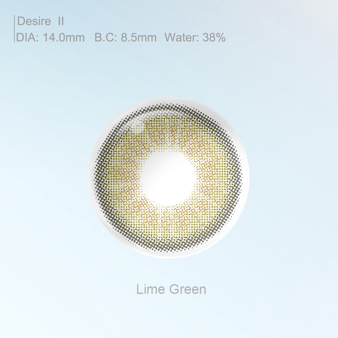 Desire Lime Green Colored Contacts - Image 5 | Colored Contacts | FreshGo