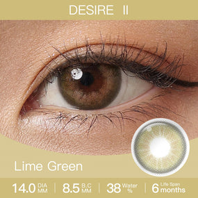 Desire Lime Green Colored Contacts | Colored Contacts | FreshGo