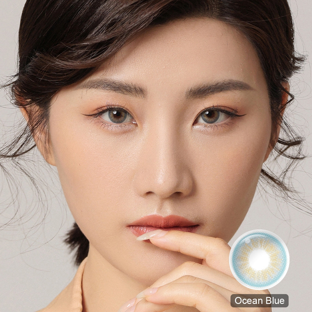 Desire Ocean Blue Colored Contacts - Image 2 | Colored Contacts | FreshGo