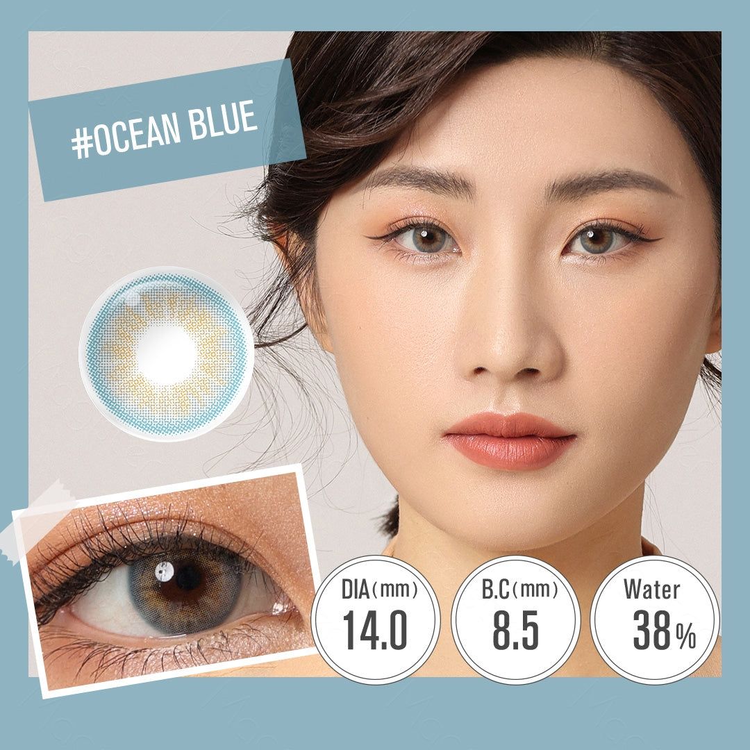 Desire Ocean Blue Colored Contacts - Image 4 | Colored Contacts | FreshGo