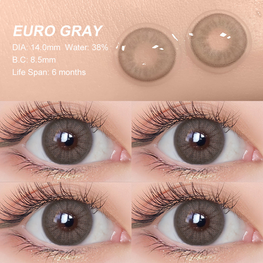 Desire Euro Gray Colored Contacts - Image 3 | Colored Contacts | FreshGo