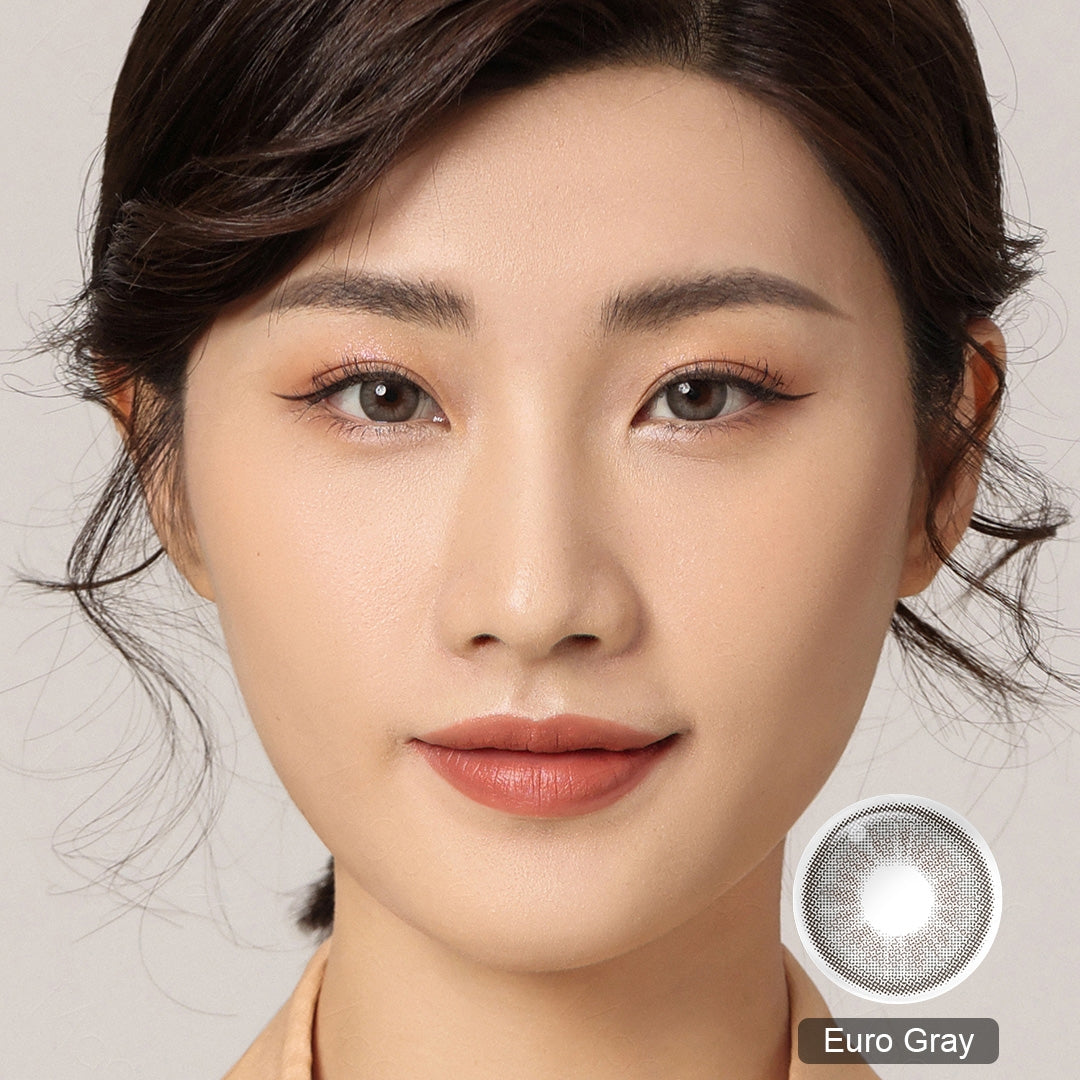 Desire Euro Gray Colored Contacts - Image 4 | Colored Contacts | FreshGo