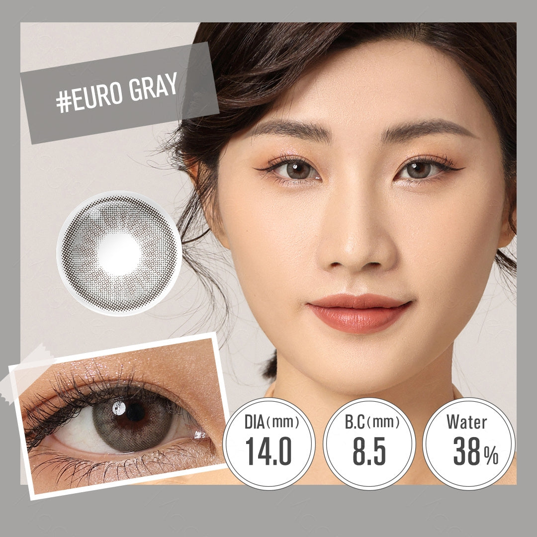 Desire Euro Gray Colored Contacts - Image 2 | Colored Contacts | FreshGo