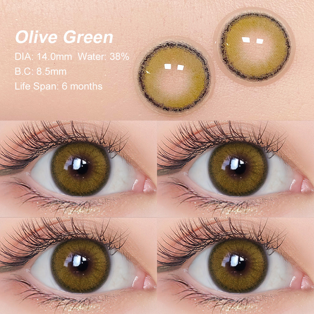 Roze Olive Green Colored Contacts - Image 3 | Colored Contacts | FreshGo