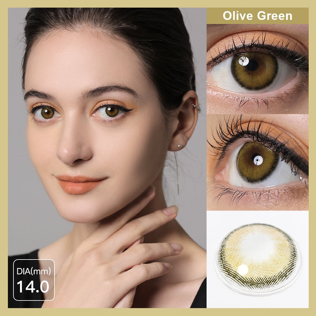 Roze Olive Green Colored Contacts - Image 2 | Colored Contacts | FreshGo