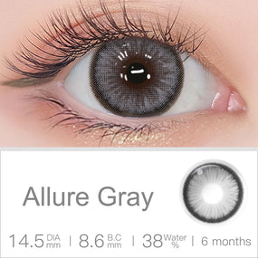 Diamond N Allure Gray Colored Contacts | Colored Contacts | FreshGo