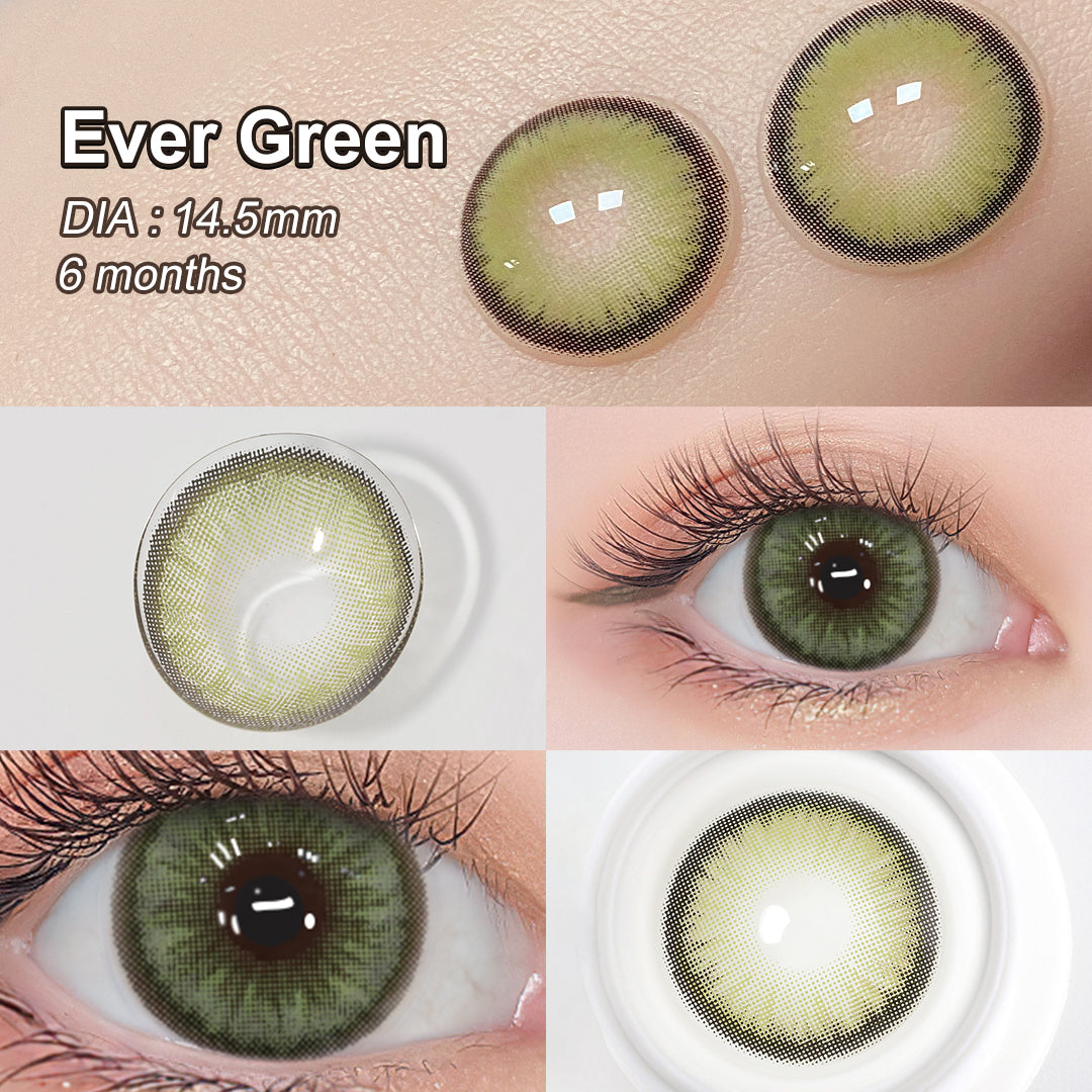 Diamond N Ever Green Colored Contacts - Image 3 | Colored Contacts | FreshGo