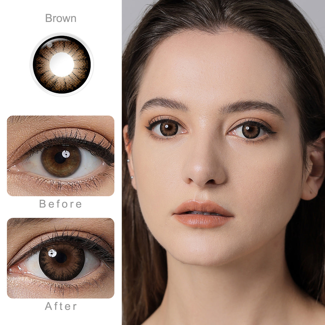Supersize Brown Colored Contacts - Image 2 | Colored Contacts | FreshGo