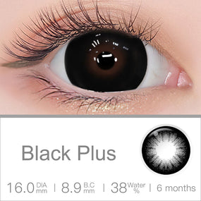 Supersize Black Plus Colored Contacts | Colored Contacts | FreshGo