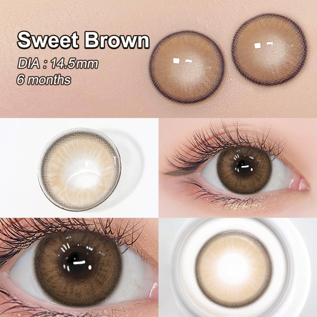 Luna Sweet Brown Colored Contacts - Image 3 | Colored Contacts | FreshGo